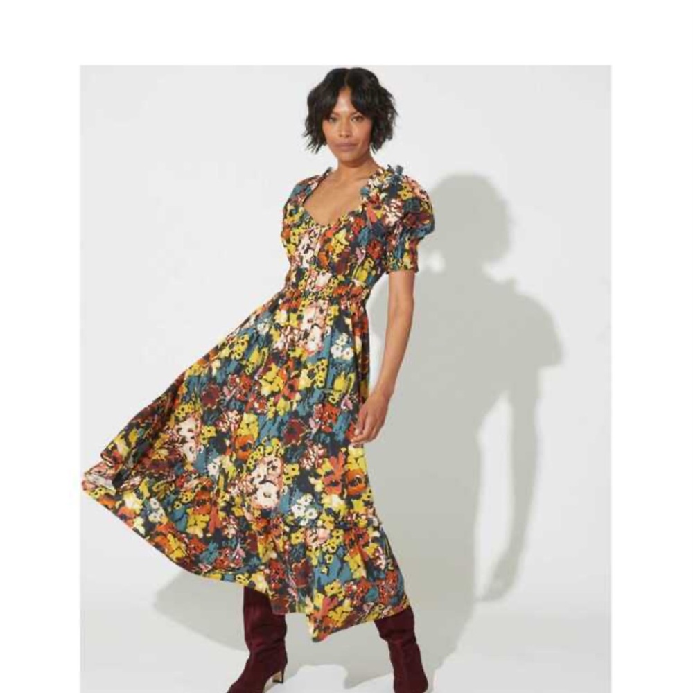 Cleobella Caprice Ankle Dress in ‘Monet’